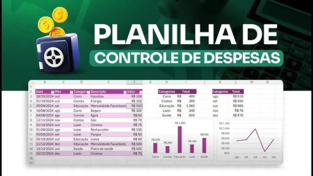 Como montar uma planilha de gastos