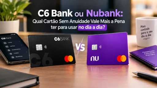 C6 Bank ou Nubank Qual Cartao Sem Anuidade Vale Mais a Pena ter para usar no dia a dia