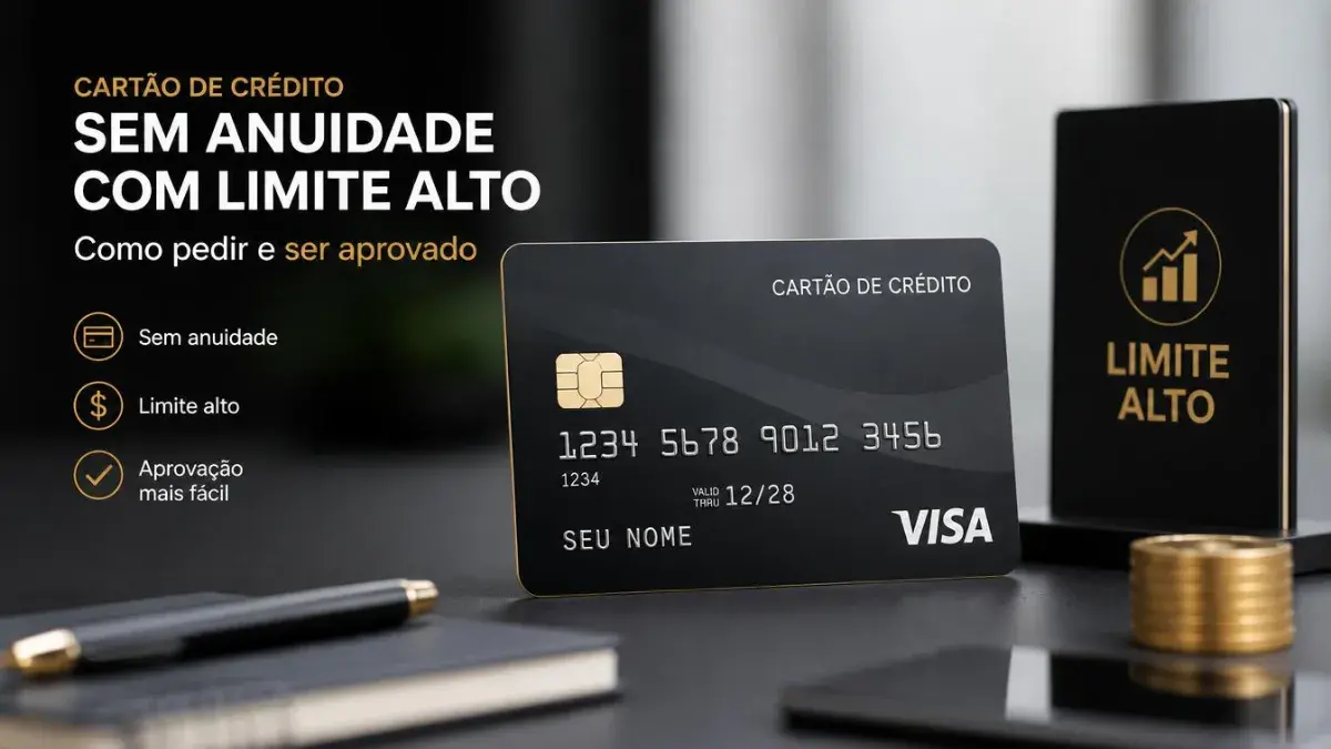 Cartao de Credito Sem Anuidade com Limite Alto Como Pedir e Ser Aprovado
