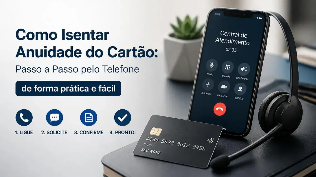 Como Isentar Anuidade do Cartao Passo a Passo pelo Telefone de forma pratica e facil
