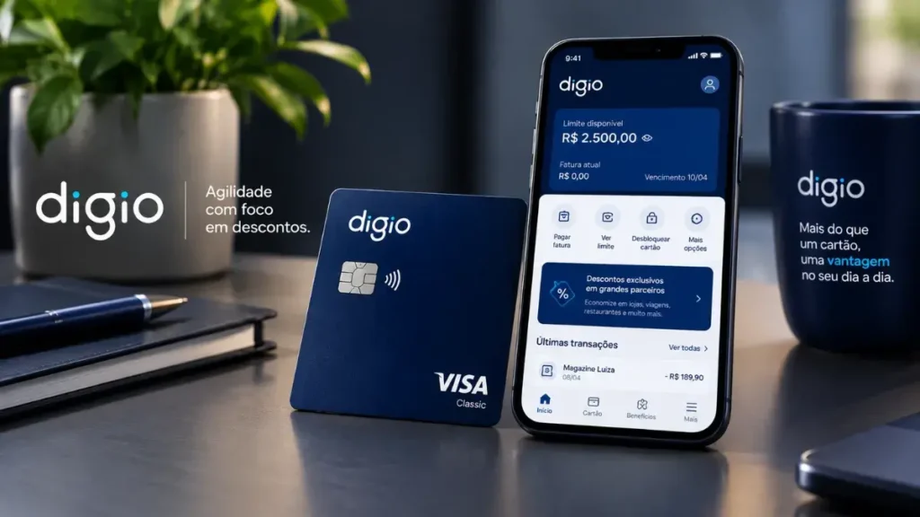 Digio Visa Classic – Agilidade com Foco em Descontos