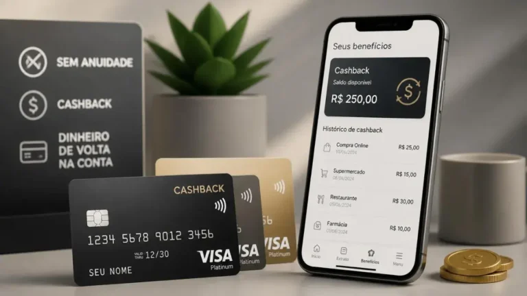 Melhores Cartões de Crédito Sem Anuidade com Cashback Dinheiro de Volta na Conta pra você usar como quizer